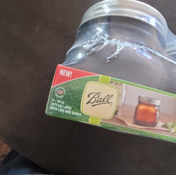 Amber Ball Canning pint jars New - Picture 4 of 6